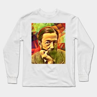 John Addington Symonds Snow Portrait | John Addington Symonds Artwork 15 Long Sleeve T-Shirt